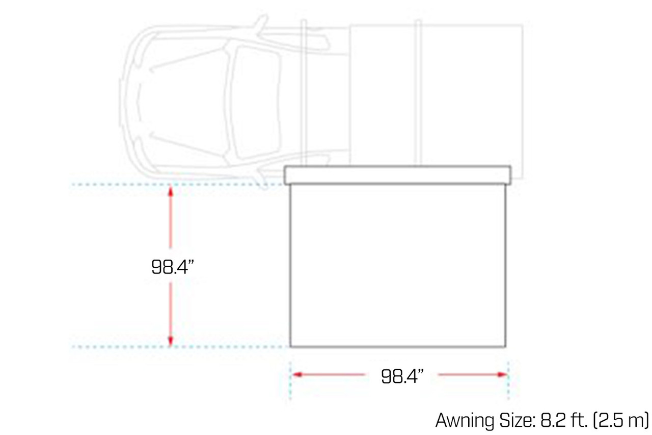 DELTAWING 90° AWNING
