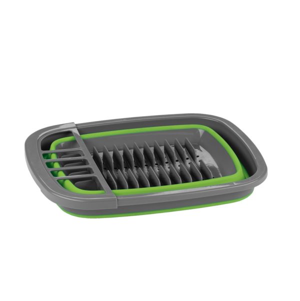 COLLAPSIBLE DISH RACK WITH DRAIN TRAY – 8.5L