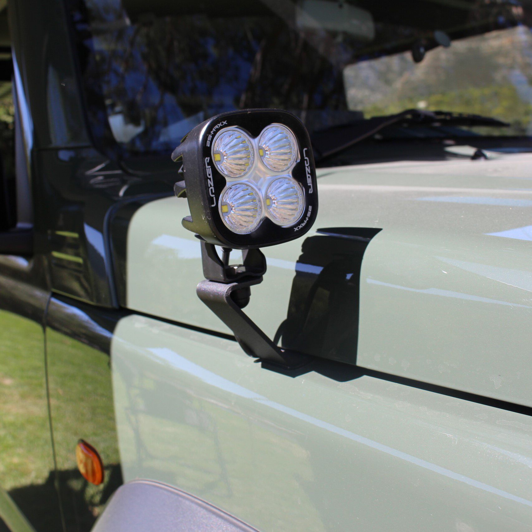 Jimny Bonnet Light Brackets