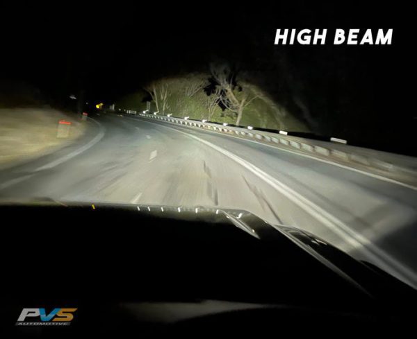 LC70/LC71/LC76/LC78/LC79 Black LED Headlights Coloured Halo + Demon Eyes Clear Lens