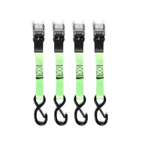 Ratchet Tie Down Kit | 1 in. x 11.8 ft. (4 Pack)