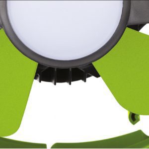 RECHARGEABLE TENT FAN WITH LED LIGHT
