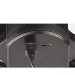 RECHARGEABLE TENT FAN WITH LED LIGHT