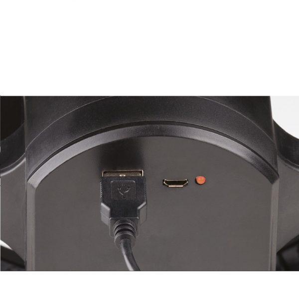 RECHARGEABLE TENT FAN WITH LED LIGHT