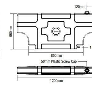 50L WHEEL ARCH WATER TANK