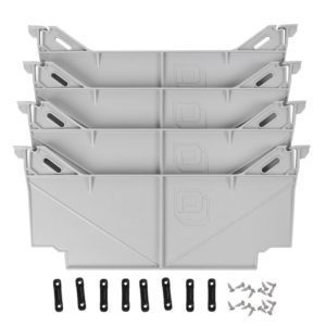 Locking tab wide drawer dividers – (1) one set of four