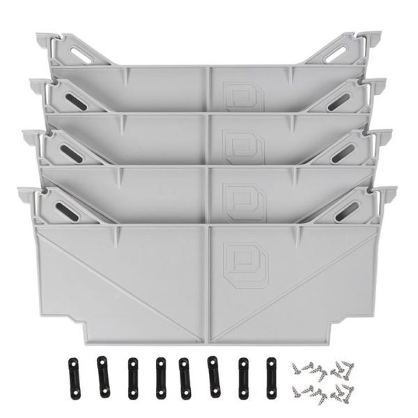 Locking tab wide drawer dividers – (1) one set of four