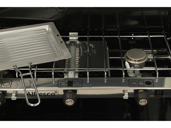 KAMPA ALFRESCO GAS HOB 2 BURNERS AND 1 GRILL HOB
