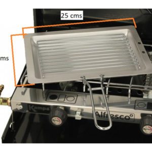 KAMPA ALFRESCO GAS HOB 2 BURNERS AND 1 GRILL HOB