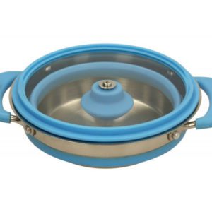 KAMPA FOLDING SAUCE PAN 1 LITRE BLUE