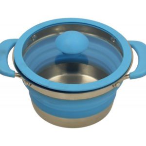 KAMPA FOLDING SAUCE PAN 3 LITRE BLUE