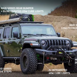 WRANGLER JL 2018+/ GLADIATOR JT Raid Full Length Bumper