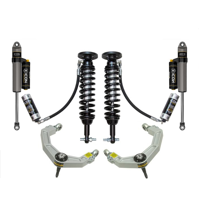 ICON 2015-20 FORD F150 4WD, 2-2.63″ LIFT, STAGE 5 SUSPENSION SYSTEM, BILLET UCA