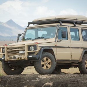 MERCEDES GELANDEWAGEN G CLASS (1979-2017) SLIMLINE II 3/4 ROOF RACK KIT – KRGW001L