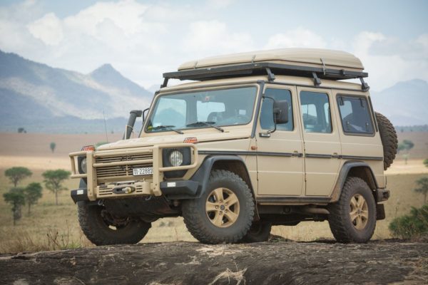 MERCEDES GELANDEWAGEN G CLASS (1979-2017) SLIMLINE II 3/4 ROOF RACK KIT – KRGW001L