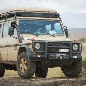 MERCEDES GELANDEWAGEN G CLASS (1979-2017) SLIMLINE II 3/4 ROOF RACK KIT – KRGW001L