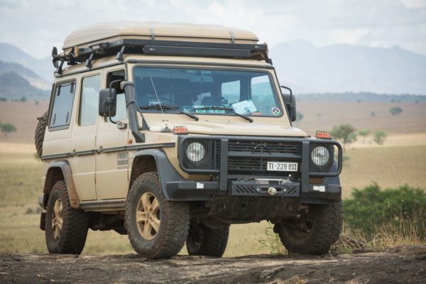 MERCEDES GELANDEWAGEN G CLASS (1979-2017) SLIMLINE II 3/4 ROOF RACK KIT – KRGW001L