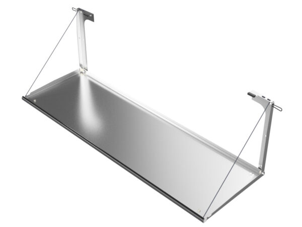 Prado150/GX460 Rear Door Drop Down Table  [Natural Stainless]