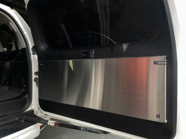 Prado150/GX460 Rear Door Drop Down Table  [Natural Stainless]