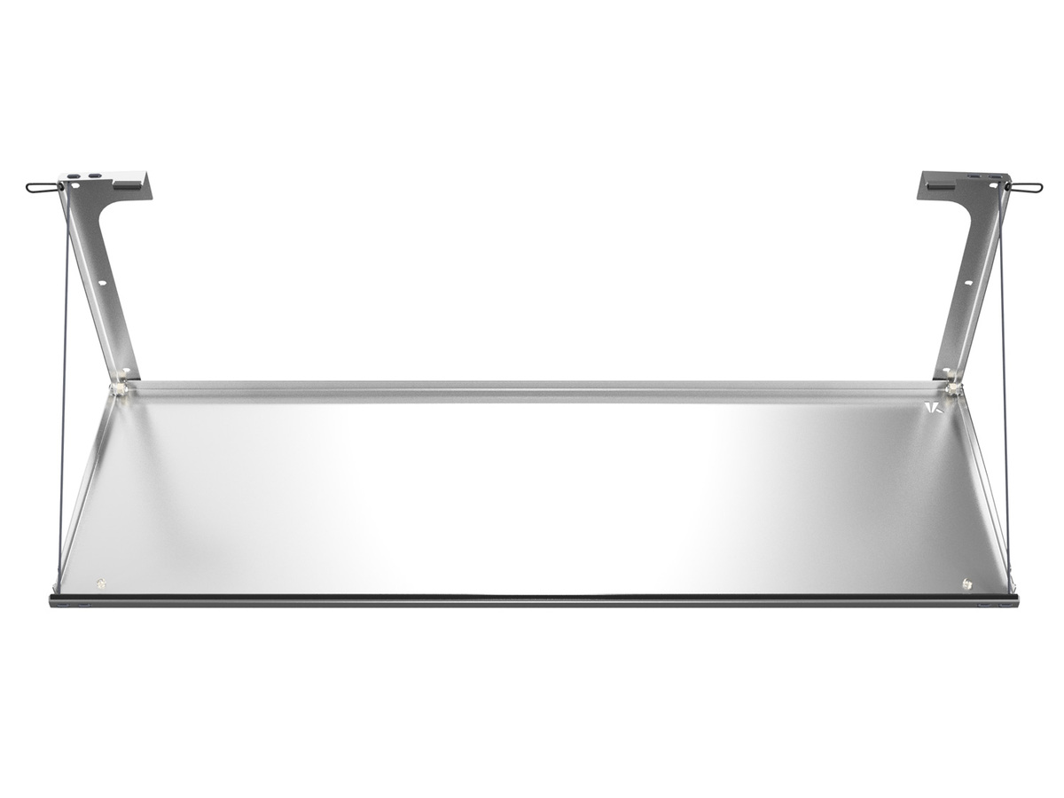 Prado150/GX460 Rear Door Drop Down Table  [Natural Stainless]