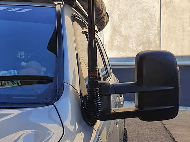 Side Mirror Antenna Mount to suit Toyota LandCruiser LC200 [RHS]