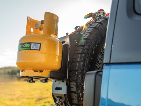 Out-Back Gas Bottle Mount & Spare Tyre Mount