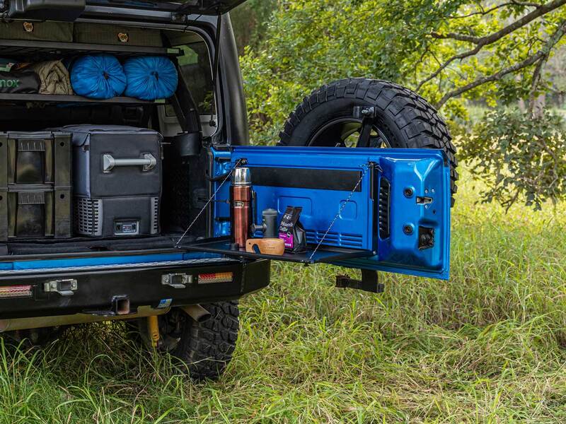 JK Rear Door Drop Down Table