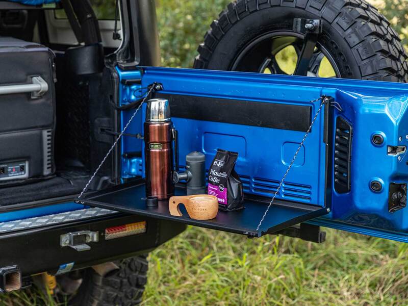 JK Rear Door Drop Down Table