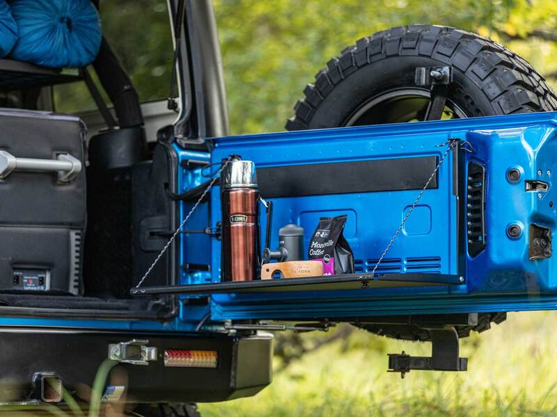 JK Rear Door Drop Down Table