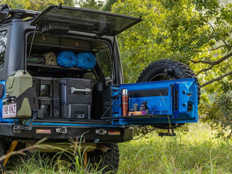 JK Rear Door Drop Down Table