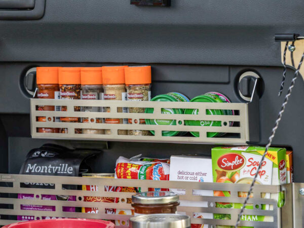 Prado150/GX460 Rear Door Caddy [Natural Stainless]