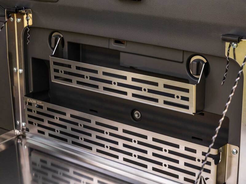 Prado150/GX460 Rear Door Caddy [Natural Stainless]