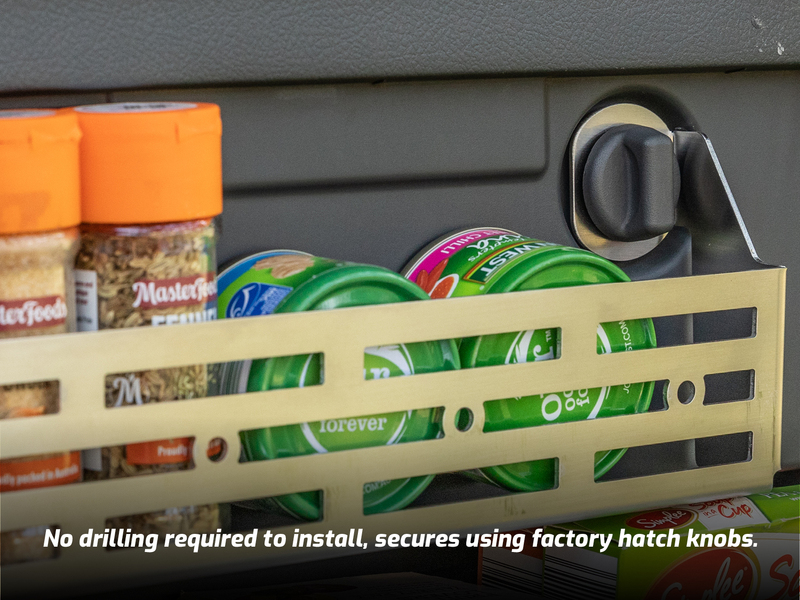 Prado150/GX460 Rear Door Caddy [Natural Stainless]