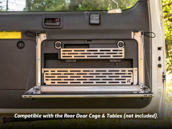 Prado150/GX460 Rear Door Caddy [Natural Stainless]