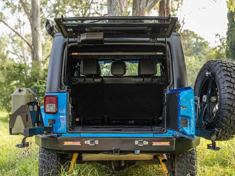 JK 4 Door Standalone Rear Roof Shelf