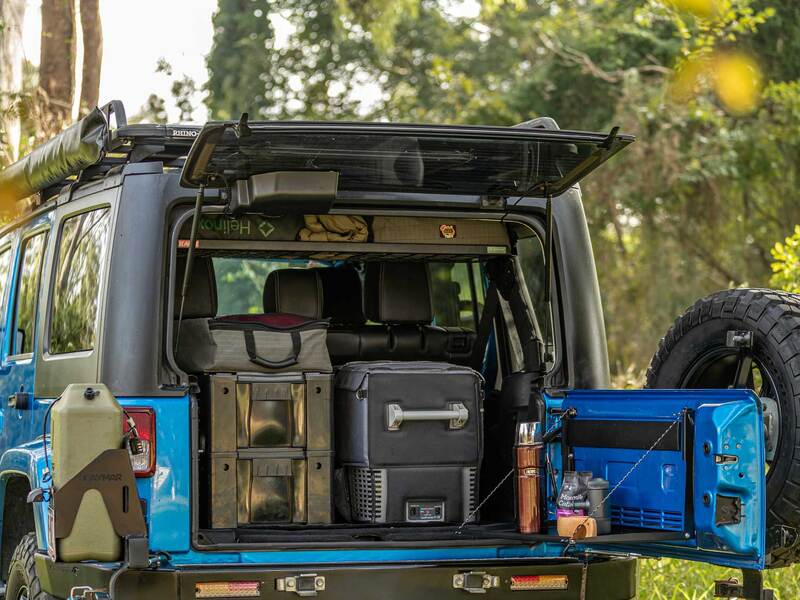 JK 4 Door Standalone Rear Roof Shelf
