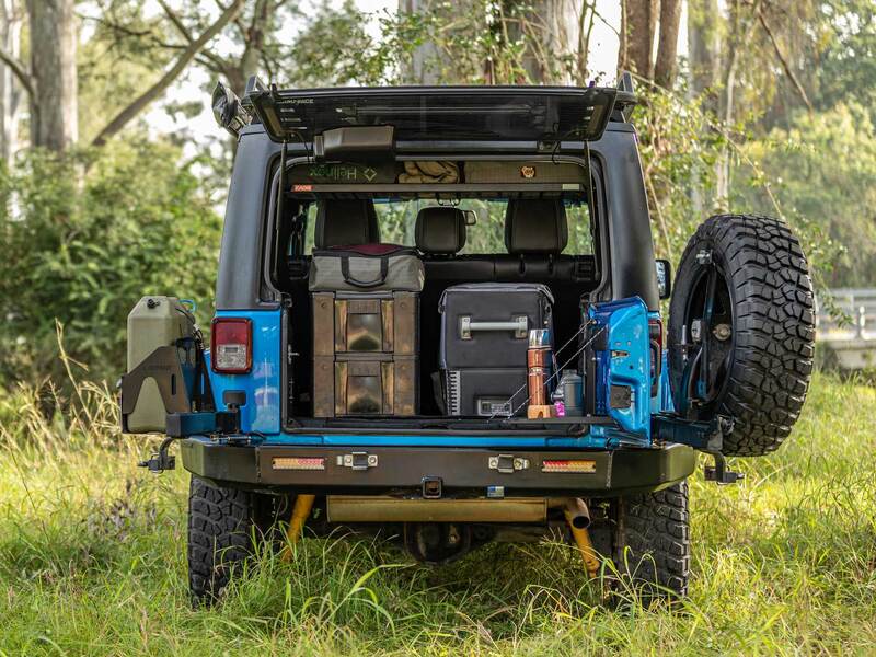 JK 4 Door Standalone Rear Roof Shelf