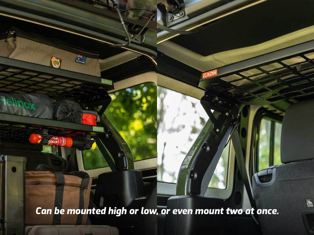 JL 4 Door Standalone Rear Roof Shelf