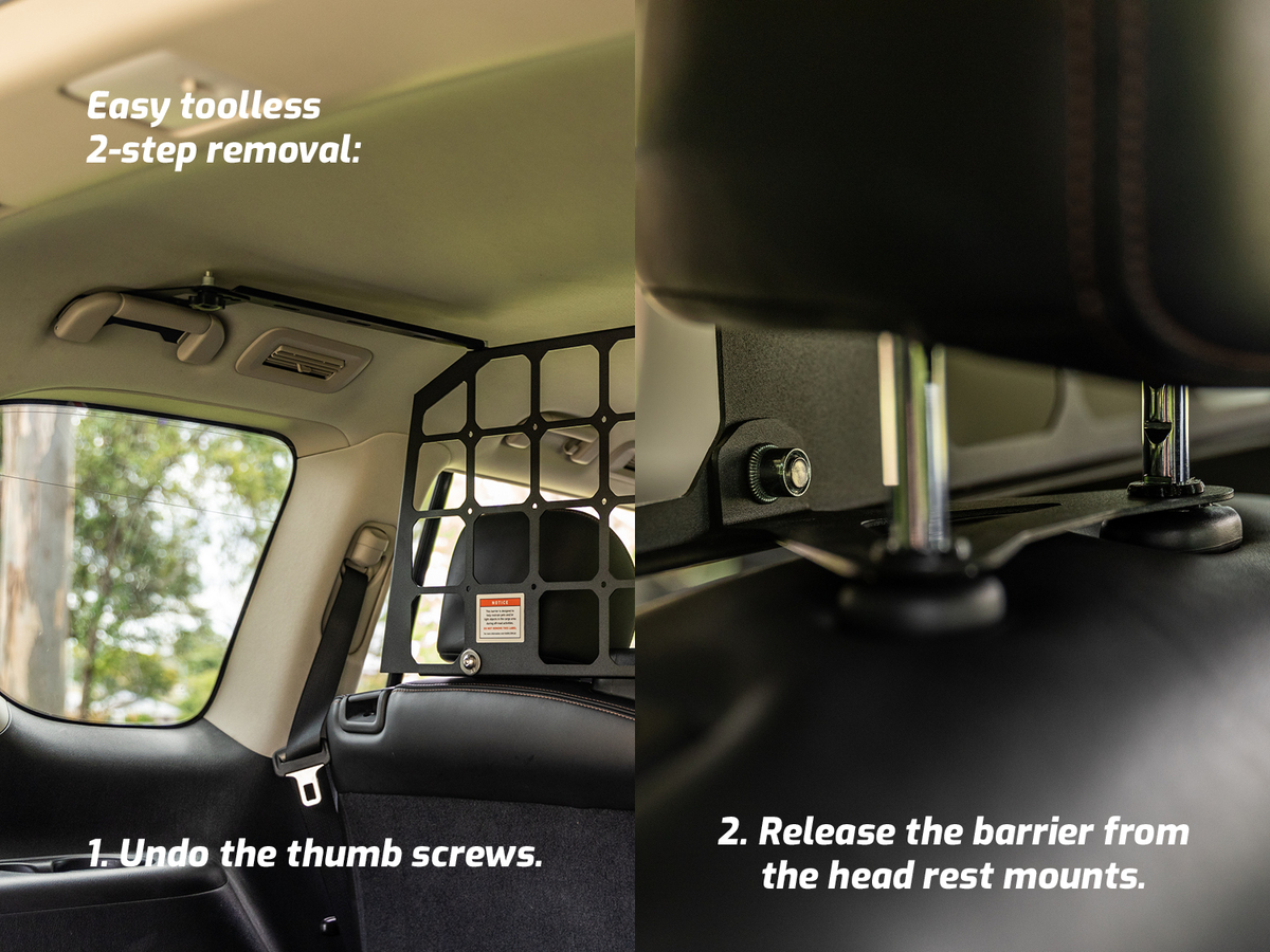 Light Cargo & Pet Barrier to suit Nissan Patrol Y62