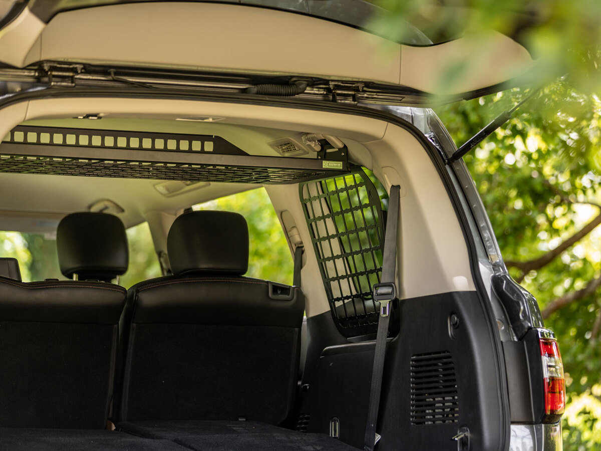 Standalone Rear Roof Shelf to suit Nissan Patrol Y62 [Large Side Molle Panels]