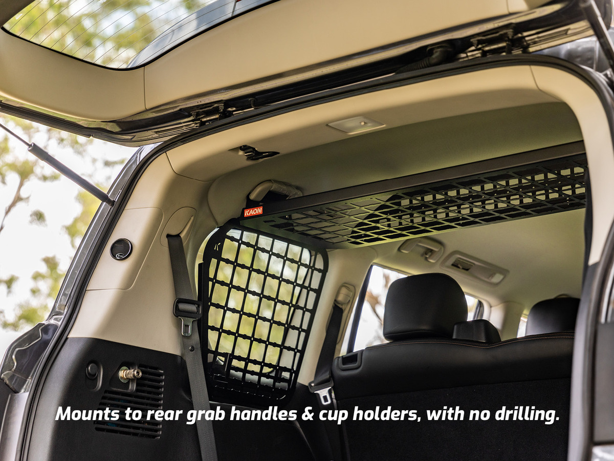 Standalone Rear Roof Shelf to suit Nissan Patrol Y62 [Large Side Molle Panels]