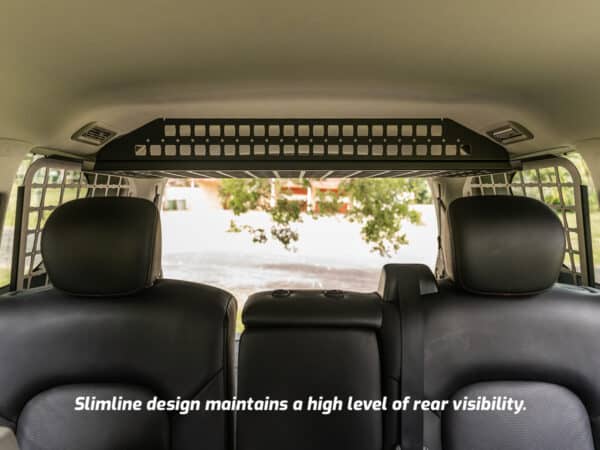 Standalone Rear Roof Shelf to suit Nissan Patrol Y62 [Large Side Molle Panels]
