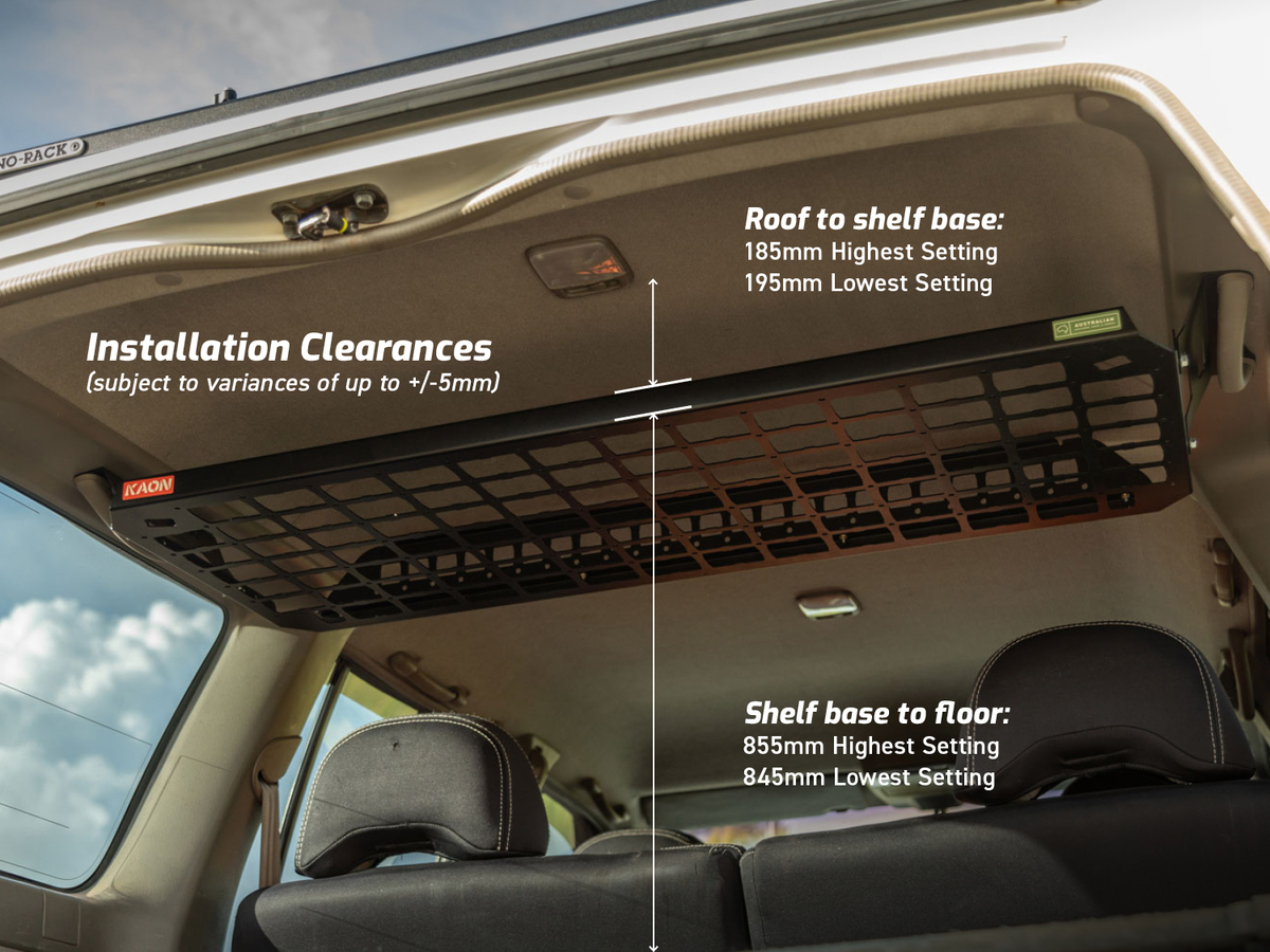 Y61 Standalone Rear Roof Shelf