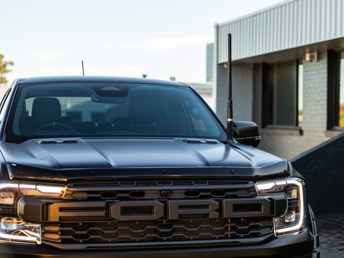 Bonnet Hinge Antenna Mount to suit Ford Ranger RA, Raptor & Everest UB
