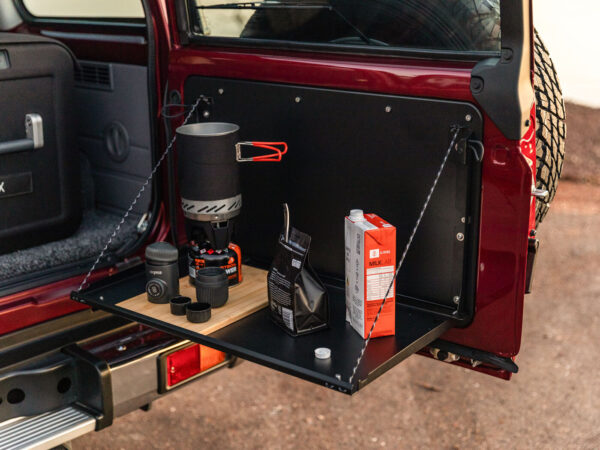 LC70 Rear Door Drop Down Table & Door Cards