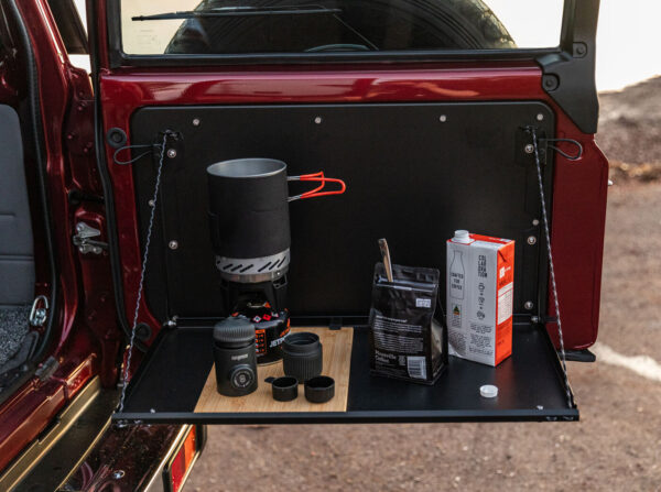 LC70 Rear Door Drop Down Table & Door Cards