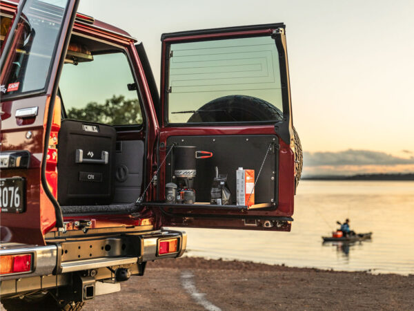 LC70 Rear Door Drop Down Table & Door Cards