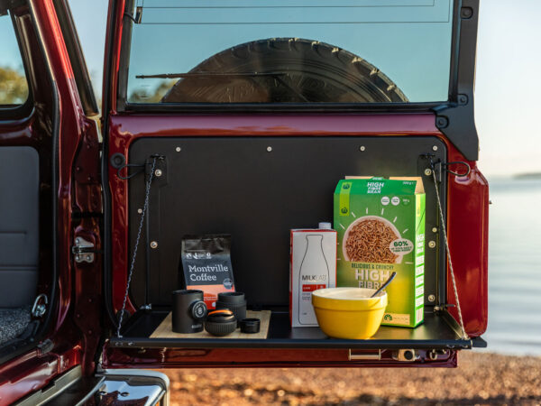 LC70 Rear Door Drop Down Table & Door Cards