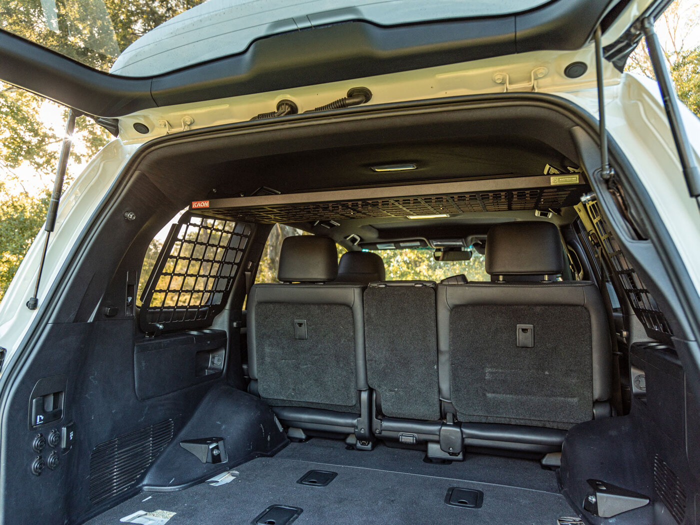 Standalone Rear Roof Shelf to suit Toyota LandCruiser LC200 [With Large Side Molle Panels]