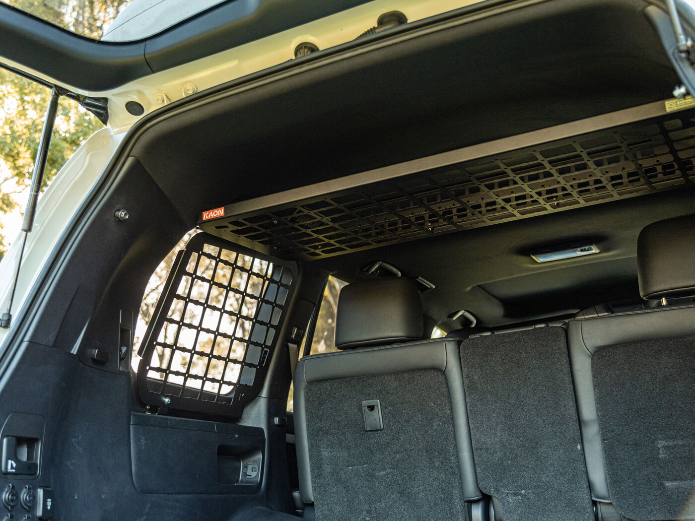 Standalone Rear Roof Shelf to suit Toyota LandCruiser LC200 [With Large Side Molle Panels]